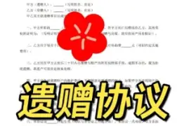 遗赠与遗赠抚养协议的处理